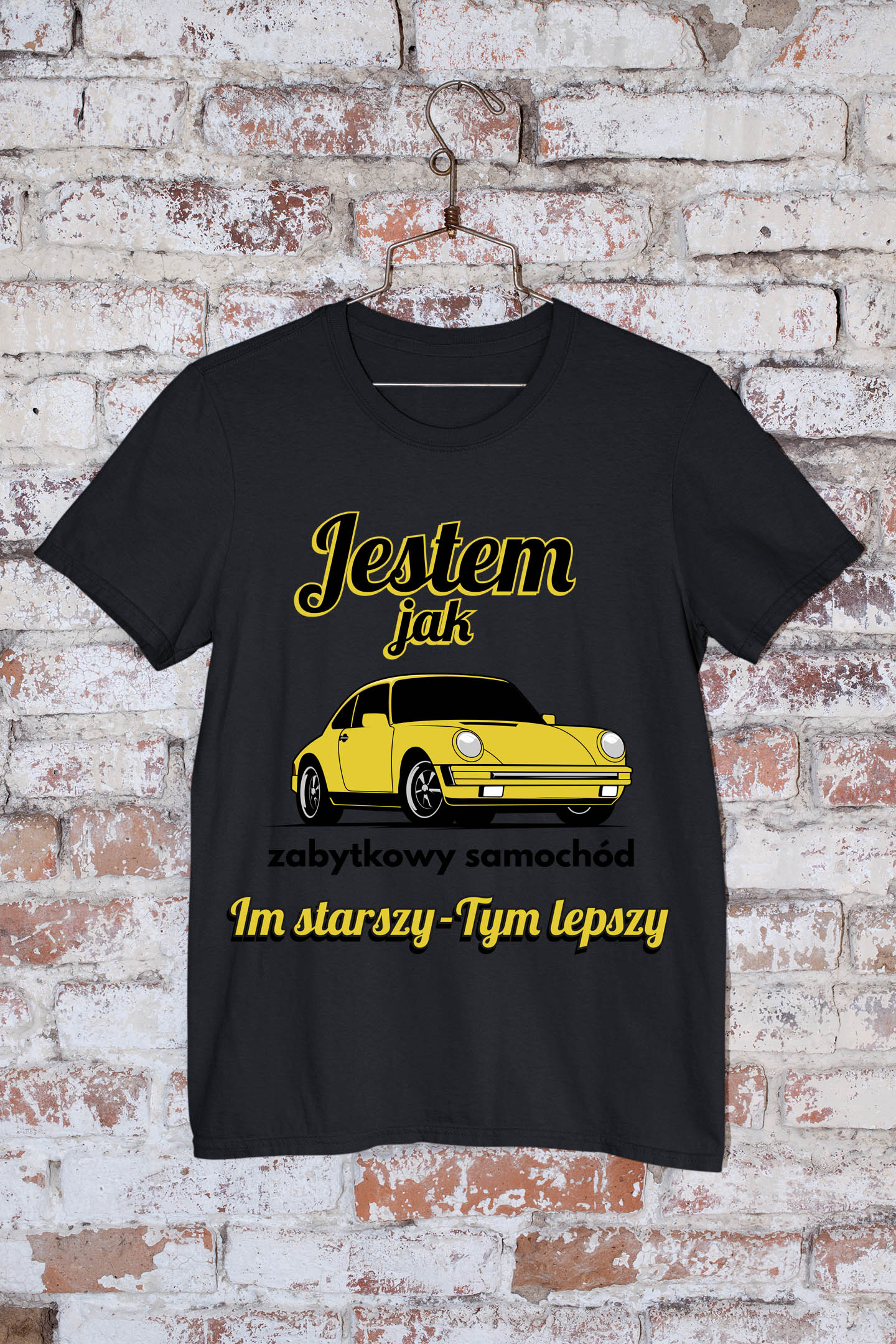 T-Shirt Jestem jak zabytkowy samochód - obrazek 4