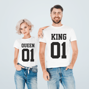 T-shirt Queen and King