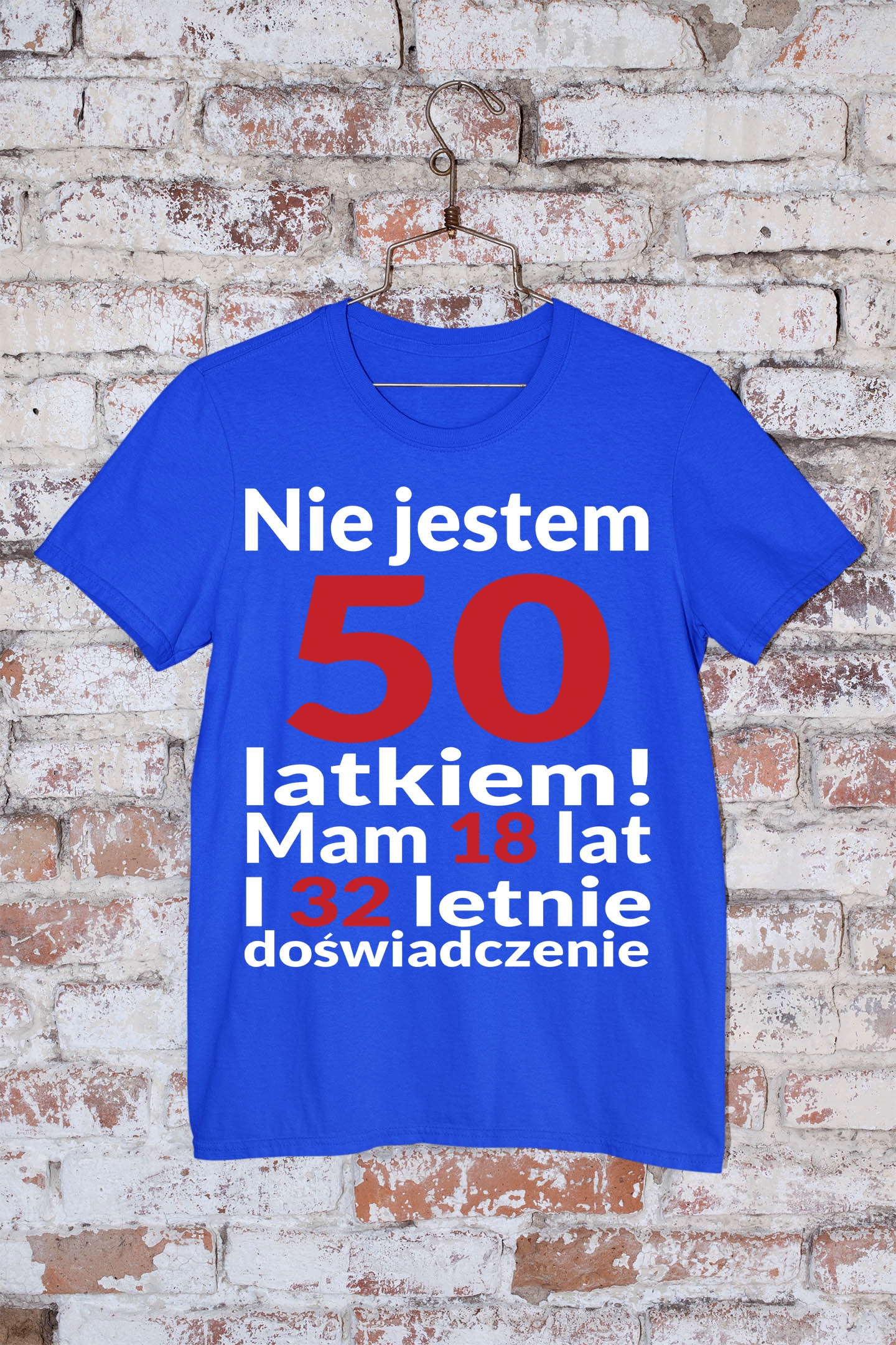 T-Shirt Nie jestem 50 latkiem - obrazek 3