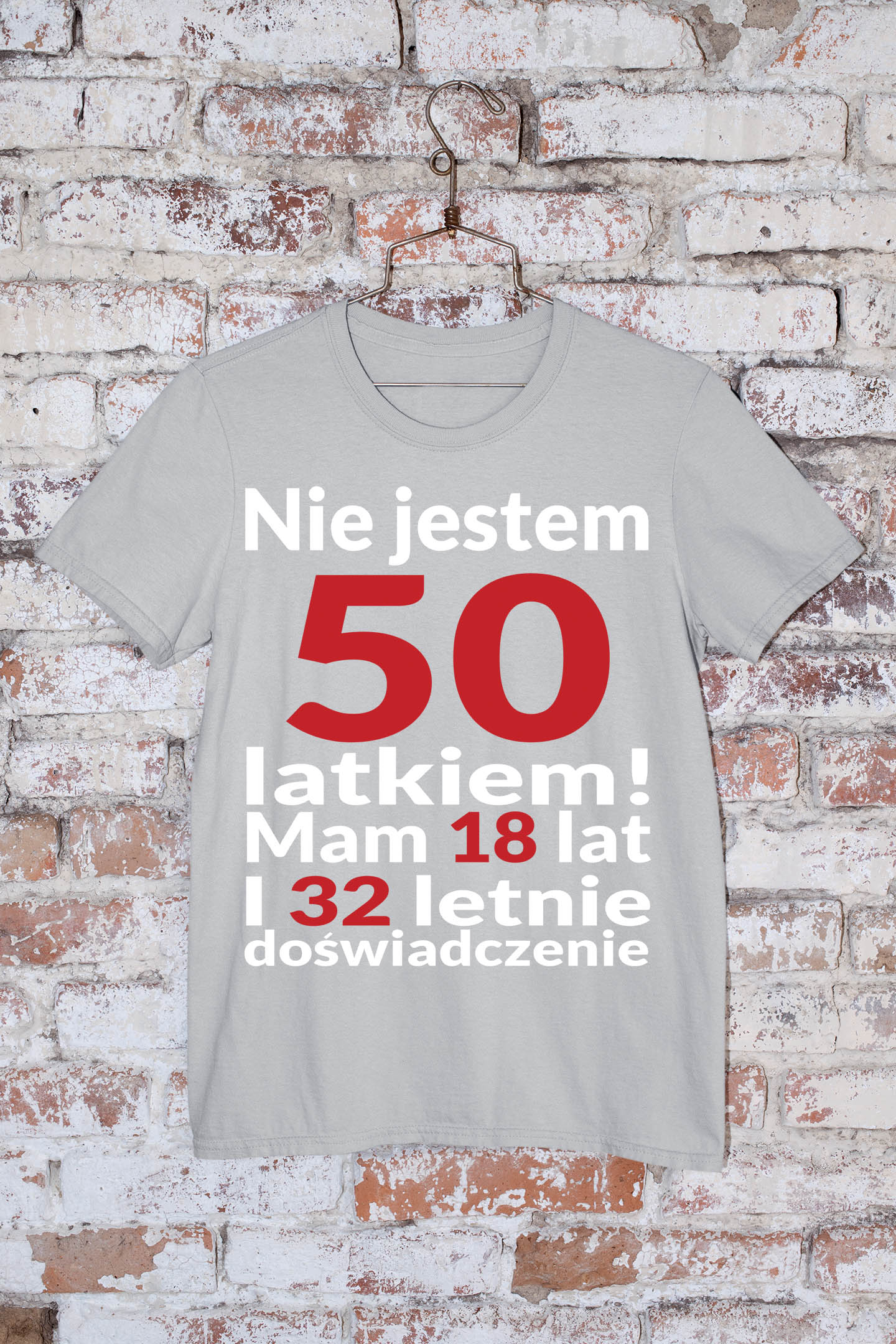 T-Shirt Nie jestem 50 latkiem - obrazek 2