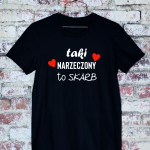 T-shirt Taki narzeczony to skarb