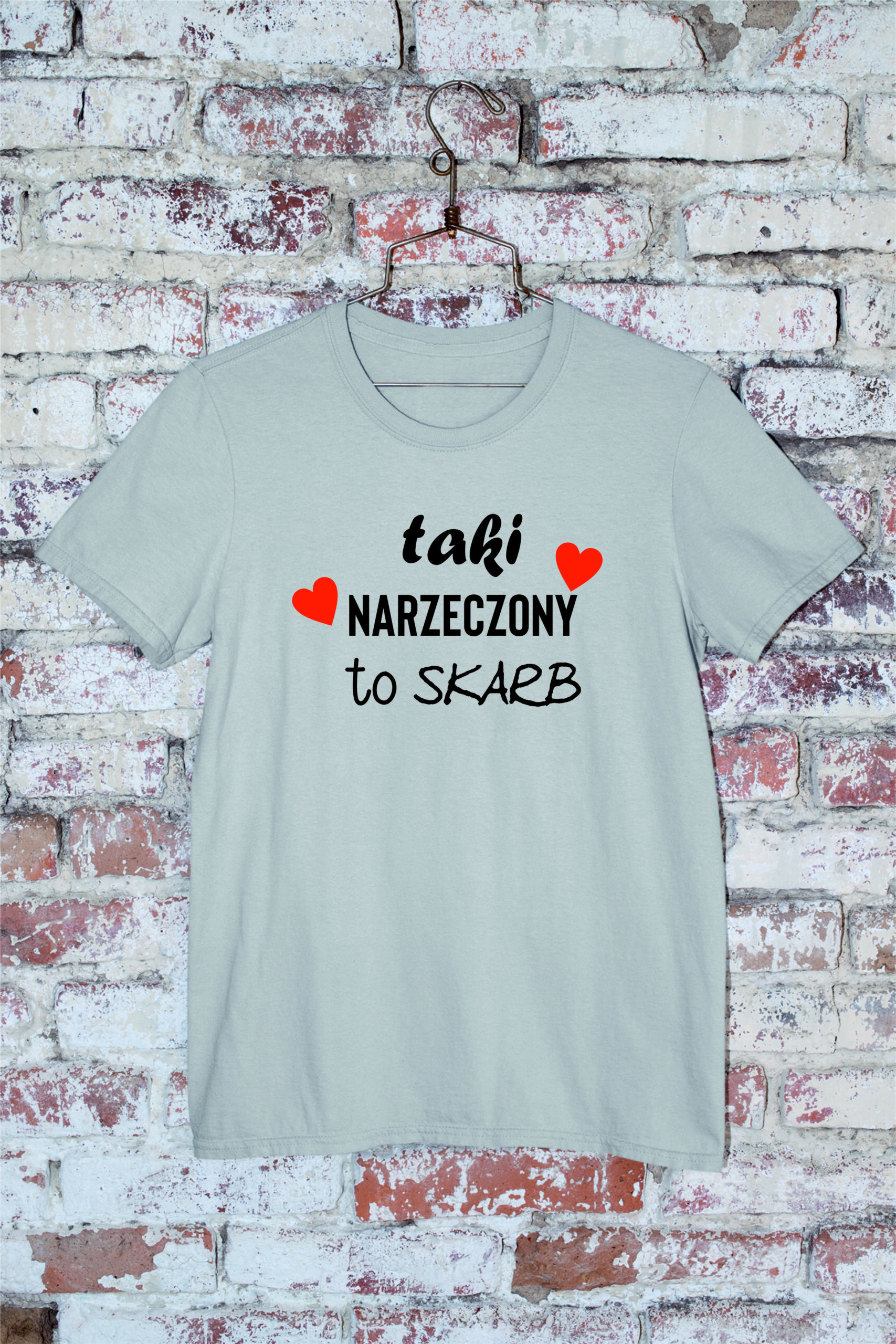 T-shirt Taki narzeczony to skarb - obrazek 3