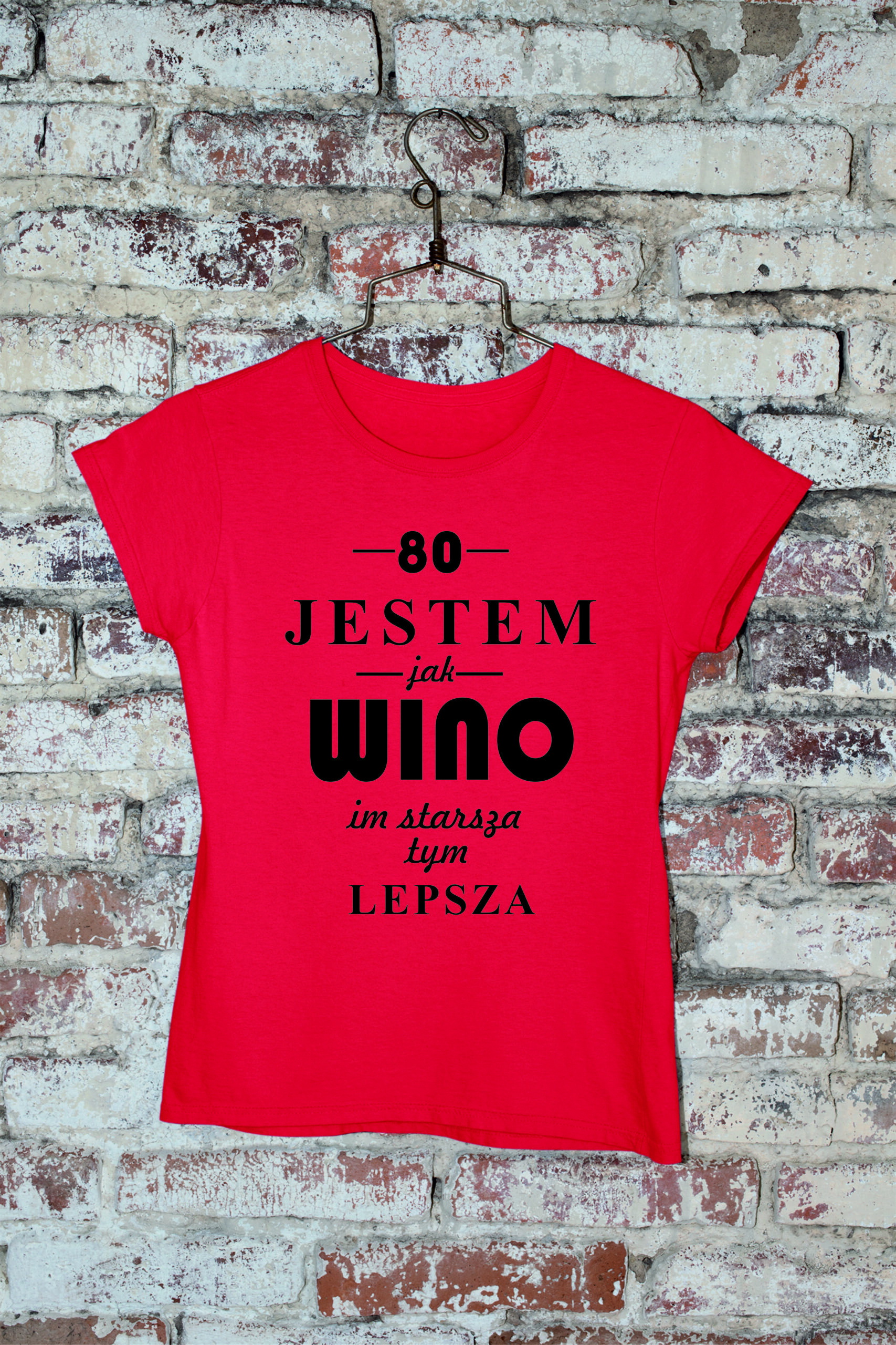 T-shirt Jestem jak wino - obrazek 3