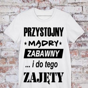 T-Shirt Przystojny mądry zajęty